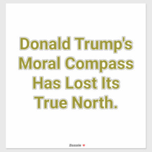 Adesivo Moral quebrada de Trump Hankamer Artjunkhaus Amor