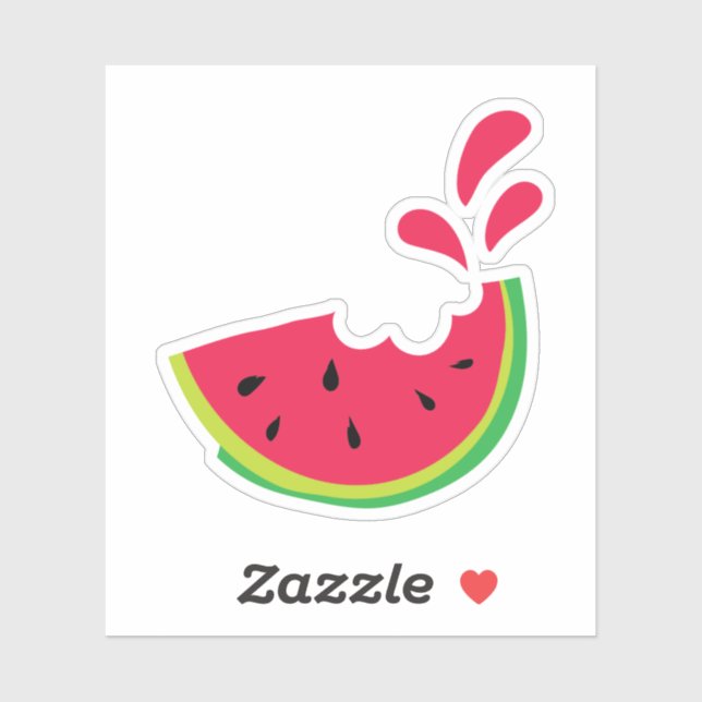 Adesivo Mordida de Melancia (Folha)