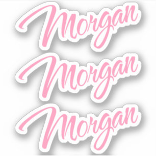 Adesivo Morgan Decorative Name (Nome decorativo Morgan) no
