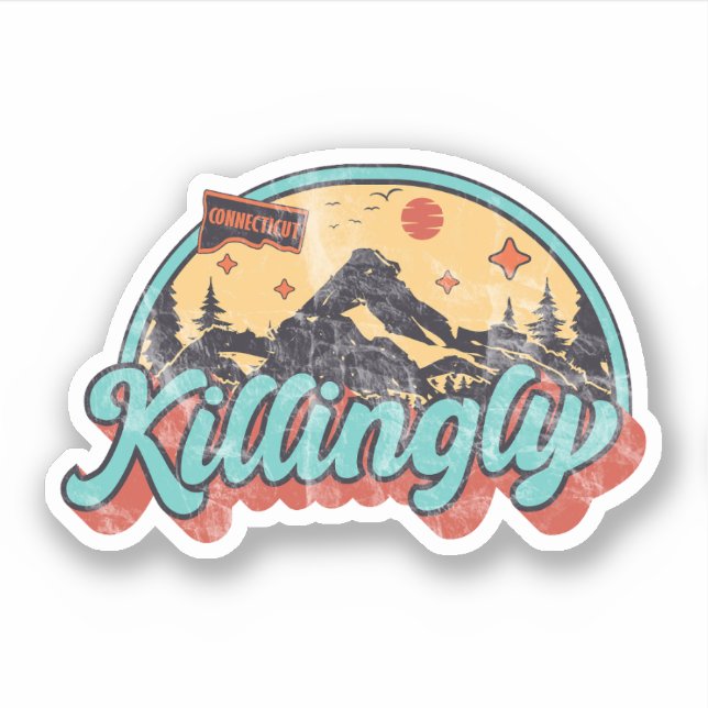 Adesivo Morrendo, Connecticut (Frente)