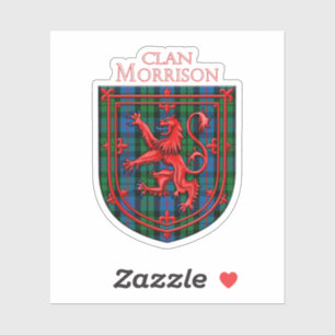 Adesivo Morrison Tartan Scottish Xadrez Lion Rampant
