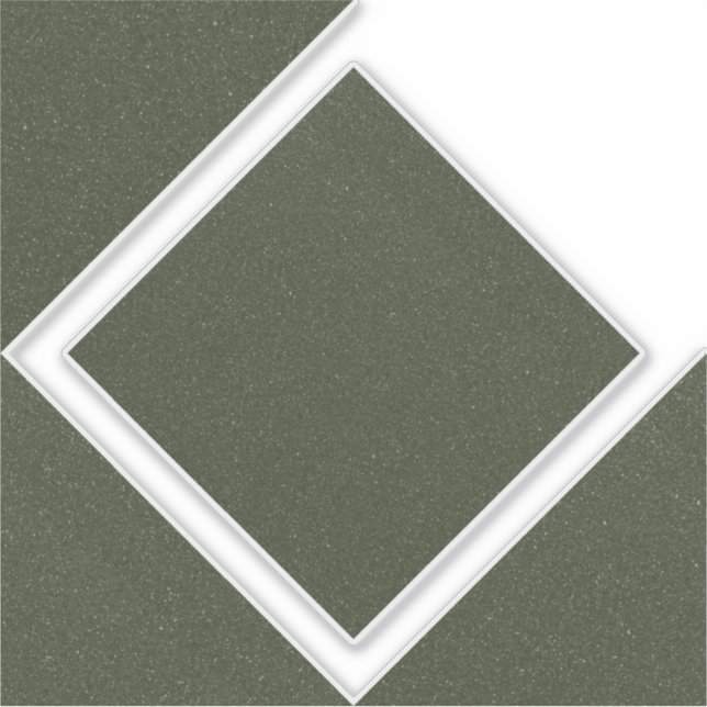 Adesivo Moss Green Hollow Diamond Vinyl Sticker (Frente)