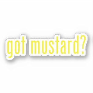 Adesivo mostarda obtida?