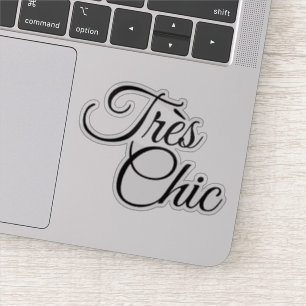 Adesivo Motivação Chic de Tres de Script Elegante