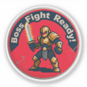 Adesivo Motivação Quirky Gamer - Luta Como um Pro