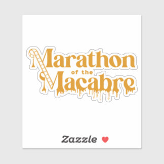 Adesivo MOTM24 - Logotipo laranja em branco