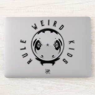 Adesivo Moto esquisito (regra das crianças estranhas) 1