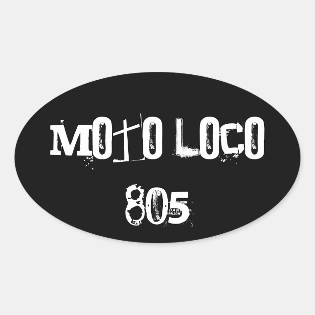 Adesivo Moto Loco "805" (Frente)