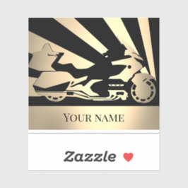 Adesivo motocicleta de chaveiro