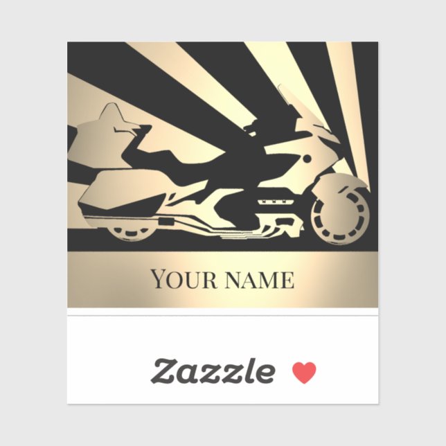 Adesivo motocicleta de chaveiro (Folha)