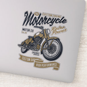 Adesivo Motocicleta de motor personalizado
