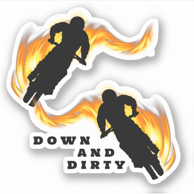 Adesivo Motocross Extreme Biking (Frente)