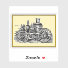 Adesivo Motor Vintage Fire