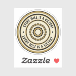 Adesivo Motorcycle Distance Achievement Style
