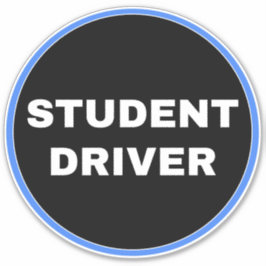 Adesivo Motorista Estudante