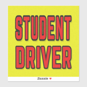 Adesivo Motorista Estudante
