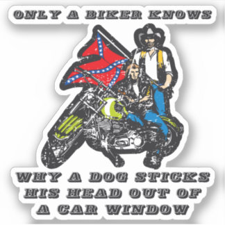 Adesivo Motorrad Only a Biker knows Spruch