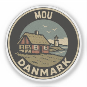 Adesivo Mou, Dinamarca Danmark 