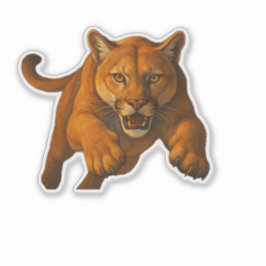 Adesivo Mountain Lion Cut-out sticker