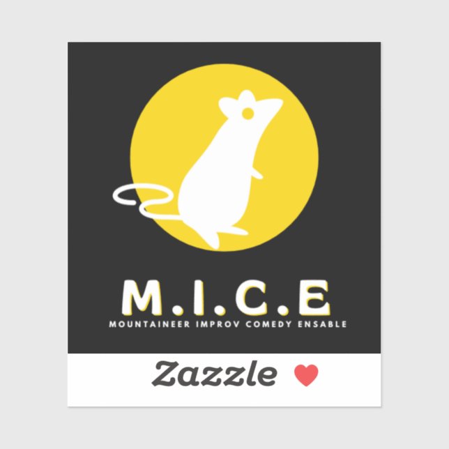 Adesivo Mountaineer Improv Comedy Ensembre o vinil Sticker (Folha)