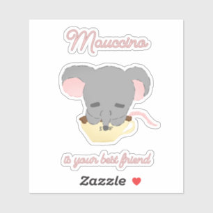 Adesivo Mouse Cocoa Cappuccino