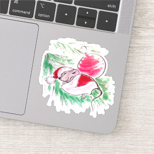 Adesivo Mouse dormindo no Natal e Ano Novo