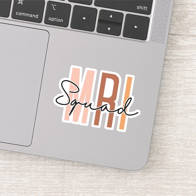 Adesivo MRI Squad Technologist, Radiologia, MRI Tech (Detalhe)