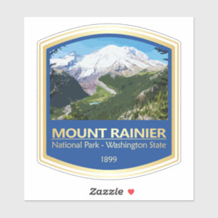 Adesivo Mt Rainier NP (PF1)
