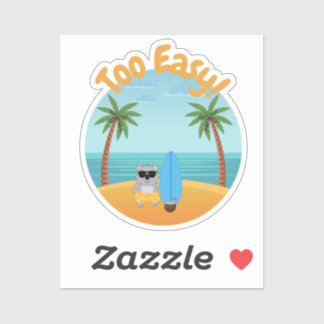 Adesivo Muito fácil - Aussie Koala Beach Sticker