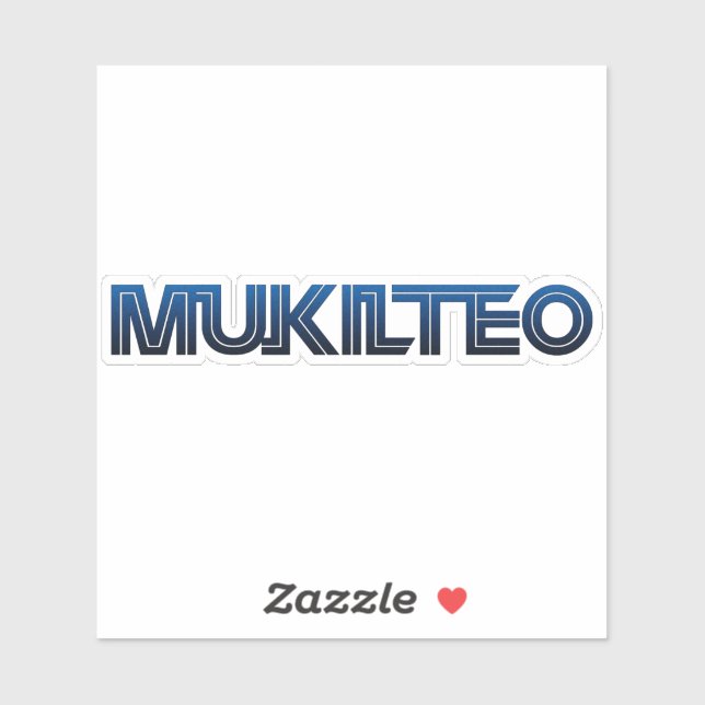 Adesivo Mukilteo WA (Folha)