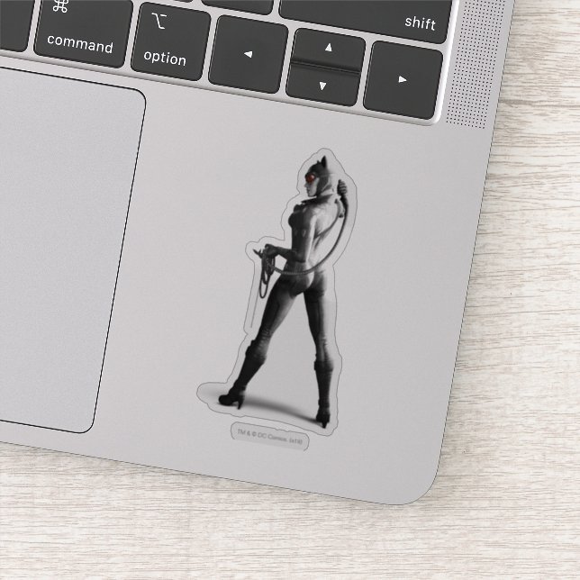 Adesivo Mulher-Gato Com Banca (Detalhe)