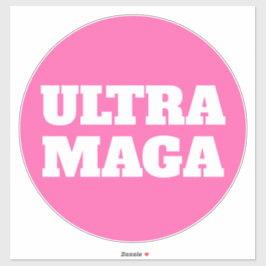 Adesivo Mulheres Rosa Ultra MAGA são Trump