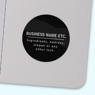 Adesivo Múltiplo propósito preto e branco transparente