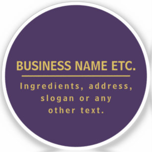 Adesivo Multipropósito Roxo e Dourado