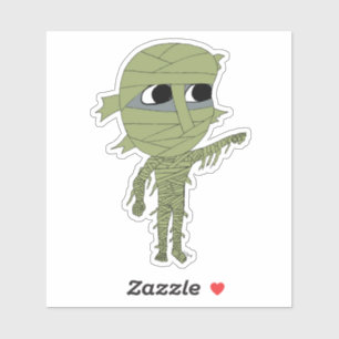 Adesivo múmia chibi