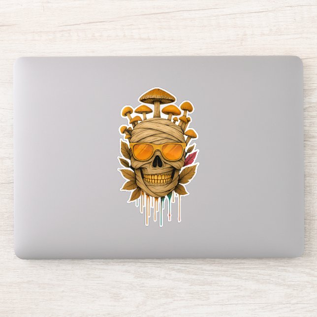 Adesivo Mummy Mushroom Skull (Computador)