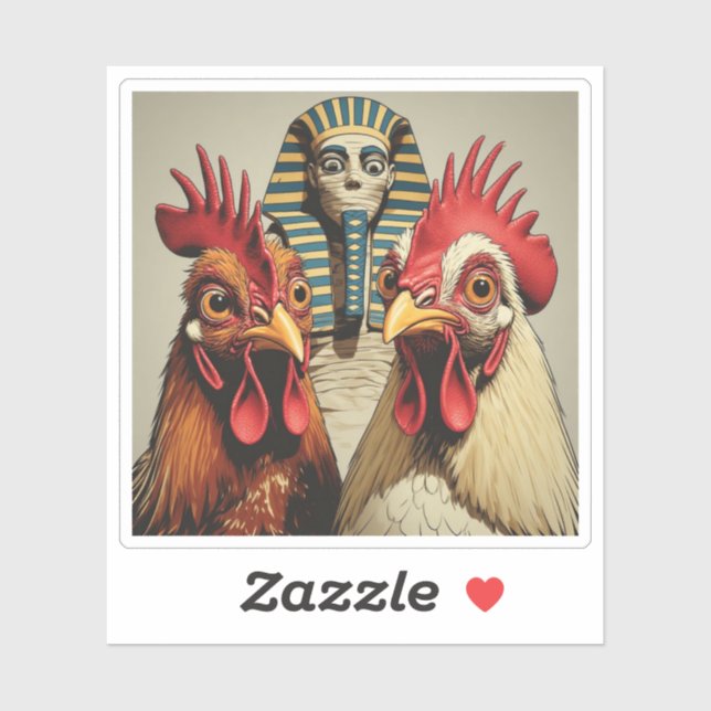 Adesivo "Mummy Selfie" Chessy Chicken Vinyl (Folha)