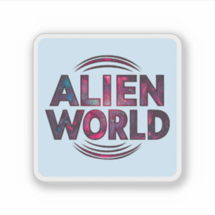 Adesivo Mundo alienígena