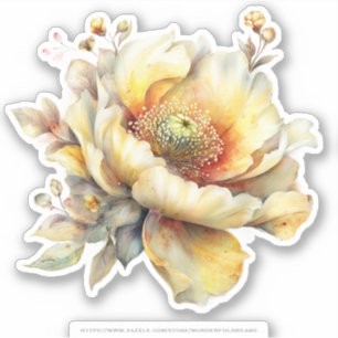 Adesivo Mundo Fada do Mel Dourado – 04 Carregando Flores S