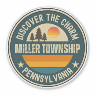 Adesivo Município de Miller, Pensilvânia