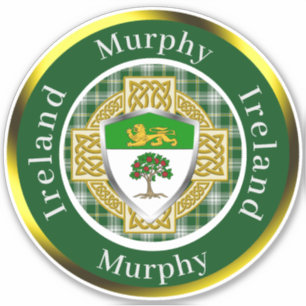 Adesivo Murphy Shield & Celtic Cross Personalizado