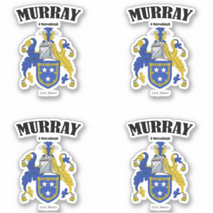 Adesivo Murray Crest Tradução e significado irlandês (x4)