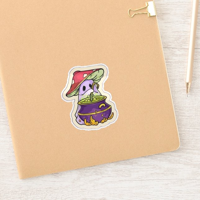 Adesivo Mushroom Ghost (Notebook)