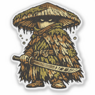 Adesivo Mushroom Ronin — Spirit of the Ancient Forest 