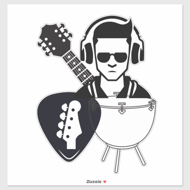 Adesivo Music Galore (Folha)