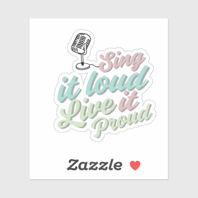 Adesivo Music Quotes Sticker  (Folha)
