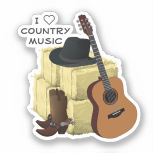 Adesivo Música country