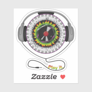 Adesivo Música do Vidro do Contorno