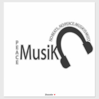 Adesivo Música Relaxante - Vibrações Musicais