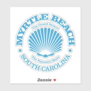 Adesivo Myrtle Beach (concha)